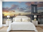 Slaapkamer fotobehang Manhattan5